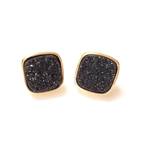 Image of Diamond Druzy Studs